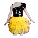 Western Yellow Black Skirts And Top (4 To 8 Years) - Image 3