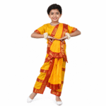 Bharatanatyam Dance Costume – Yellow Red