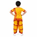 Bharatanatyam Dance Costume – Yellow Red - Image 2